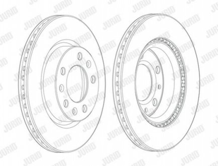 Гальмівний диск JURID 562993JC