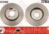 Диск тормозной HONDA CIVIC передн., вент. (пр-во) TRW DF4486 (фото 4)