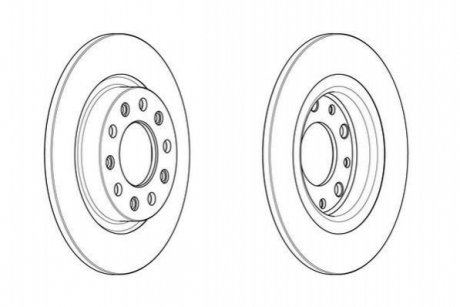 Гальмівний диск JURID 563106JC