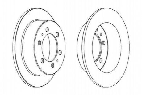 Гальмівний диск JURID 562530JC