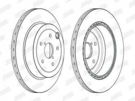 Гальмівний диск JURID 563108JC