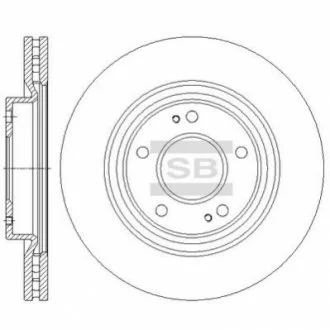 Диск гальмівний Hi-Q (SANGSIN) SD4336
