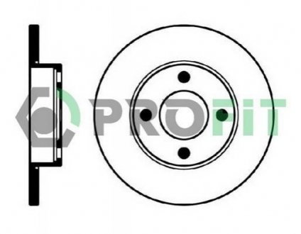 Диск гальмівний PROFIT 50100048