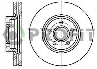 Диск гальмівний PROFIT 50101225