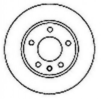 Гальмівний диск JURID 561610JC