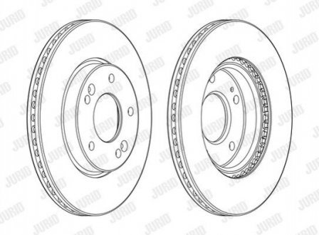 Гальмівний диск JURID 562986JC