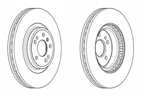 Гальмівний диск JURID 563002JC1