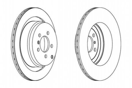 Гальмівний диск JURID 563023JC1