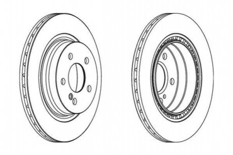 Гальмівний диск JURID 562680JC