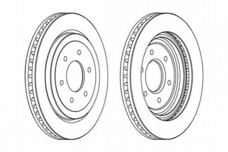 Гальмівний диск JURID 563024JC1