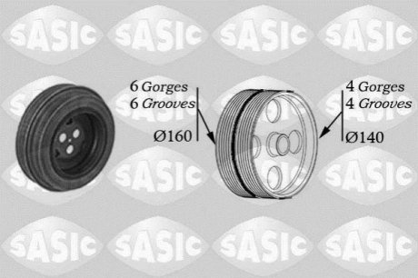 Шків колінвалу SASIC 2150028