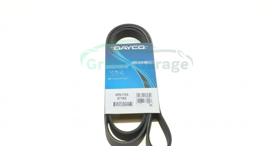 Доріжковий пас DAYCO 6PK1705 (фото 1)