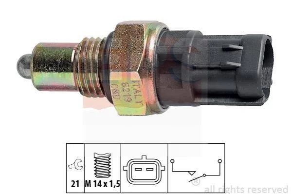 Датчик задн.ходу Fiat Sedici 1.6/1.9D/2.0D 06-14/Opel Agila 00-14/Subaru Justy 01-/Suzuki Ignis 1,2 16- EPS 1860219 (фото 1)
