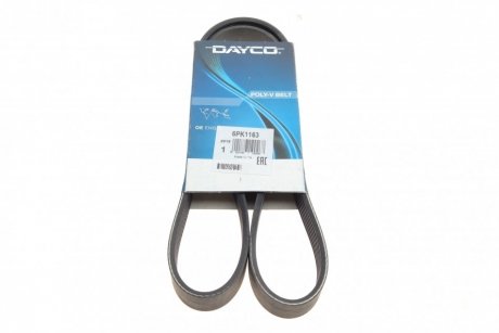 Доріжковий пас DAYCO 6PK1163