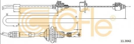 Трос зчеплення COFLE 113042