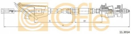 Трос зчеплення COFLE 113014
