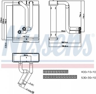 Радіатор пічки NISSENS 77508