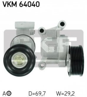 Натяжний ролик SKF VKM64040