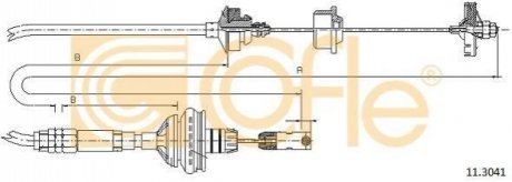 Трос зчеплення COFLE 113041