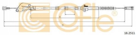 Трос зчеплення COFLE 182511