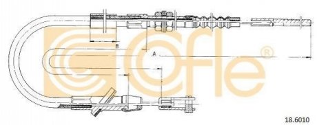 Трос зчеплення COFLE 186010