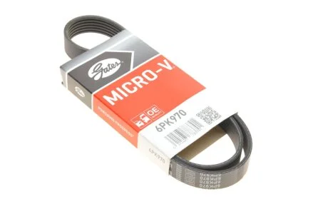Поликлиновые ремни Micro-V (Пр-во Gates) GATES 6PK970