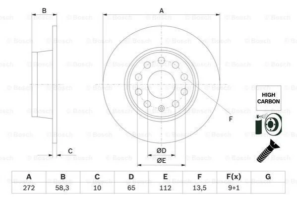 TARCZA HAM.TYL BOSCH 0986479F23 (фото 1)