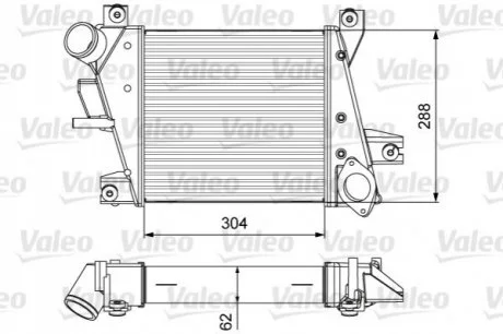 Радіатор наддуву VALEO 818360