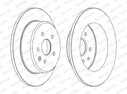 Гальмівний диск FERODO DDF1499C