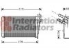 Радиатор отопителя CLIO2 ALL MT/AT +/-AC 98- Van Wezel 43006228 (фото 4)