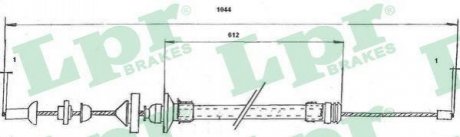 Трос зчеплення LPR C0176C