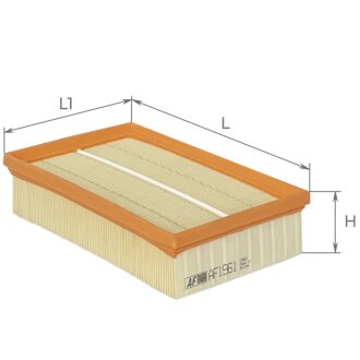 Фільтр повітря ALPHA FILTER AF1961