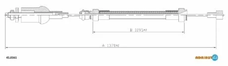 Трос зчеплення ADRIAUTO 410161
