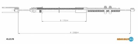 Трос зчеплення ADRIAUTO 410178