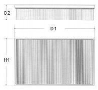 Фільтр повітря CHAMPION U541606