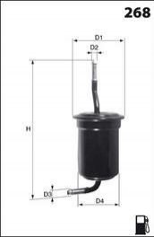 Фільтр палива MECAFILTER ELE6009