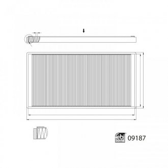 Фільтр салону FEBI BILSTEIN 09187