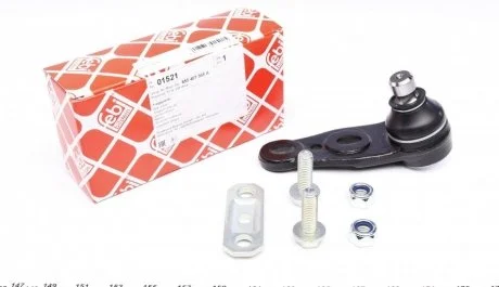 Опора кульова AUDI 80,90, VW PASSAT 78-91 перед. міст зліва низ (Вир-во FEBI) FEBI BILSTEIN 01521