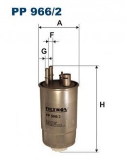 Фільтр палива FILTRON PP9662