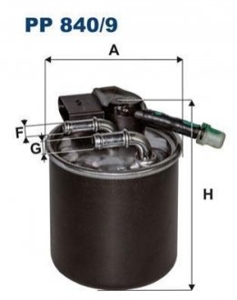 Фільтр палива FILTRON PP8409