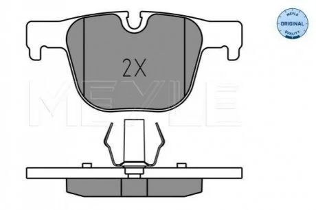 Brake pad set MEYLE 0252551417