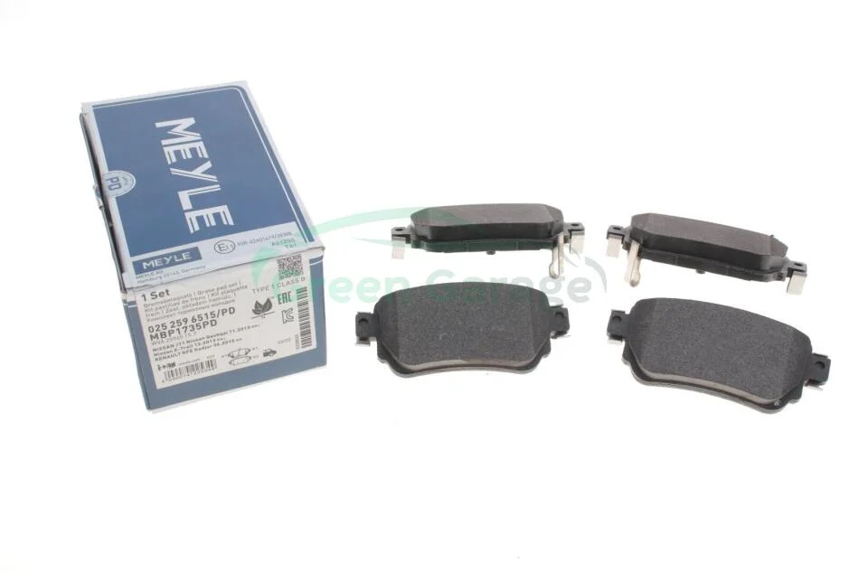 Brake pad set MEYLE 0252596515PD (фото 1)