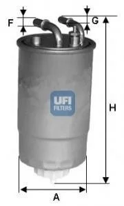 Фільтр палива UFI 24ONE02