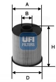 Фільтр палива UFI 2607700