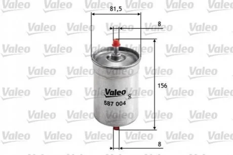 Фільтр палива VALEO 587004
