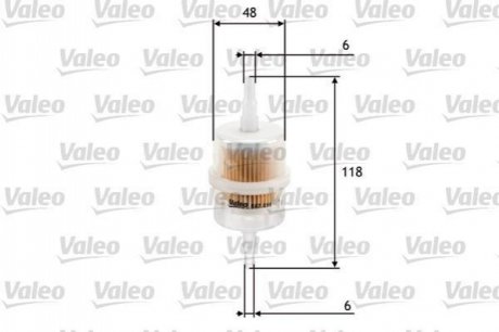 Фільтр палива VALEO 587011