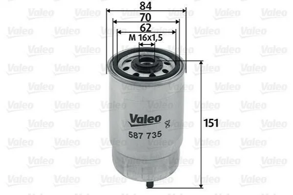 Фільтр палива VALEO 587735 (фото 1)