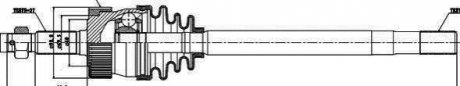Привідний вал GSP 216003