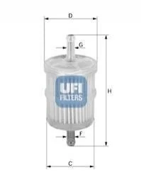 Фільтр палива UFI 3100100