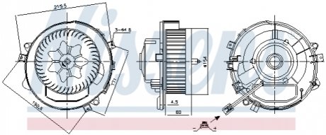 DMUCHAWA AUDI NISSENS 87424